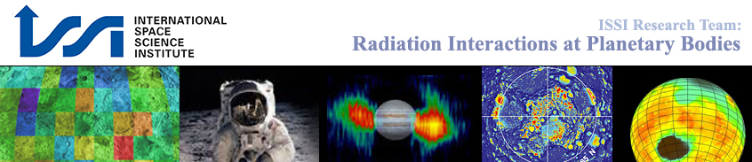 Radiation Interactions at Planetary Bodies