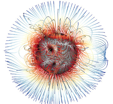 Global magneto-frictional model