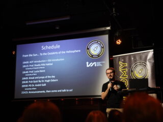 Astronomy on Tap introduction and welcome.