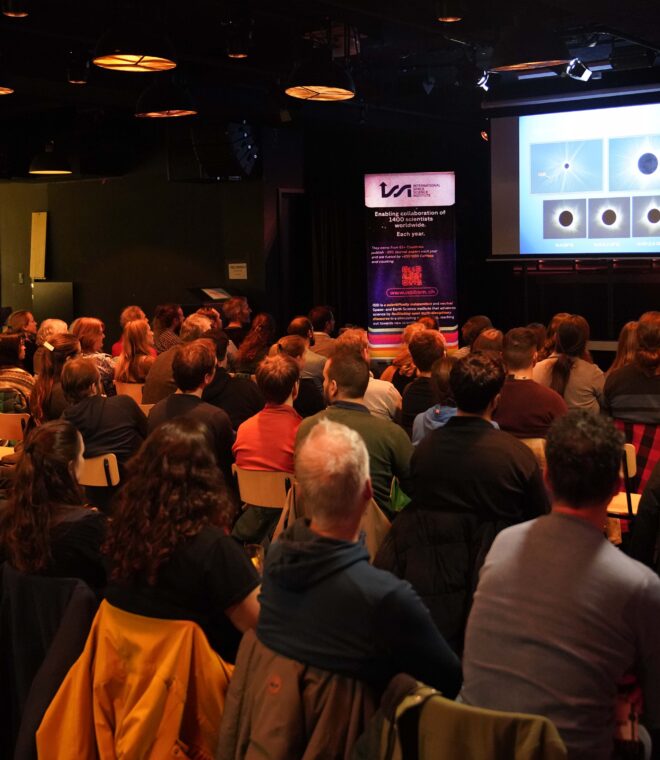 Astronomy on Tap, Bern. Picture by AoT Bern, Ruben Tandon and Brian Magee.