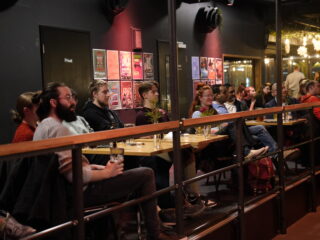 Astronomy on Tap, Bern. Picture by AoT Bern, Ruben Tandon and Brian Magee.