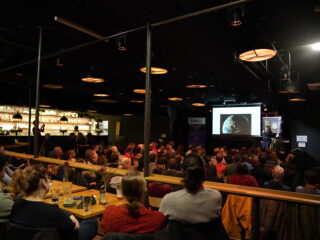 Astronomy on Tap, Bern. Picture by AoT Bern, Ruben Tandon and Brian Magee.