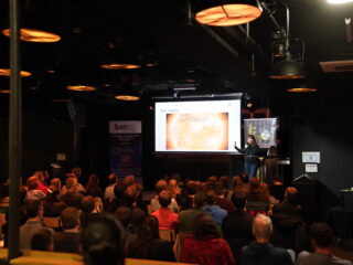 Astronomy on Tap, Bern. Picture by AoT Bern, Ruben Tandon and Brian Magee.