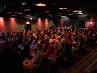 Astronomy on Tap, Bern. Picture by AoT Bern, Ruben Tandon and Brian Magee.