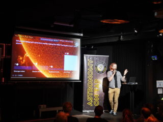 Astronomy on Tap, Bern. Picture by AoT Bern, Ruben Tandon and Brian Magee.