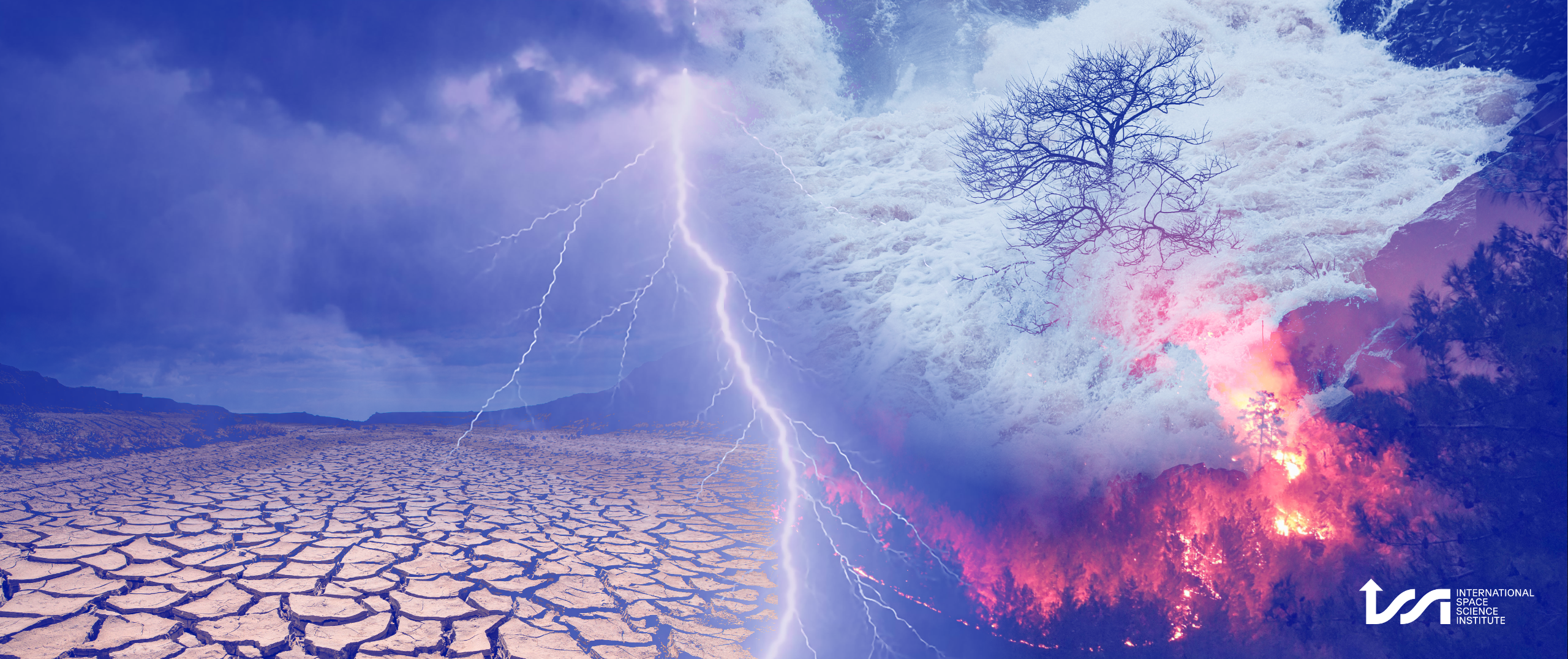 Extreme weather artistic graphic by Fabio Crameri (ISSI).