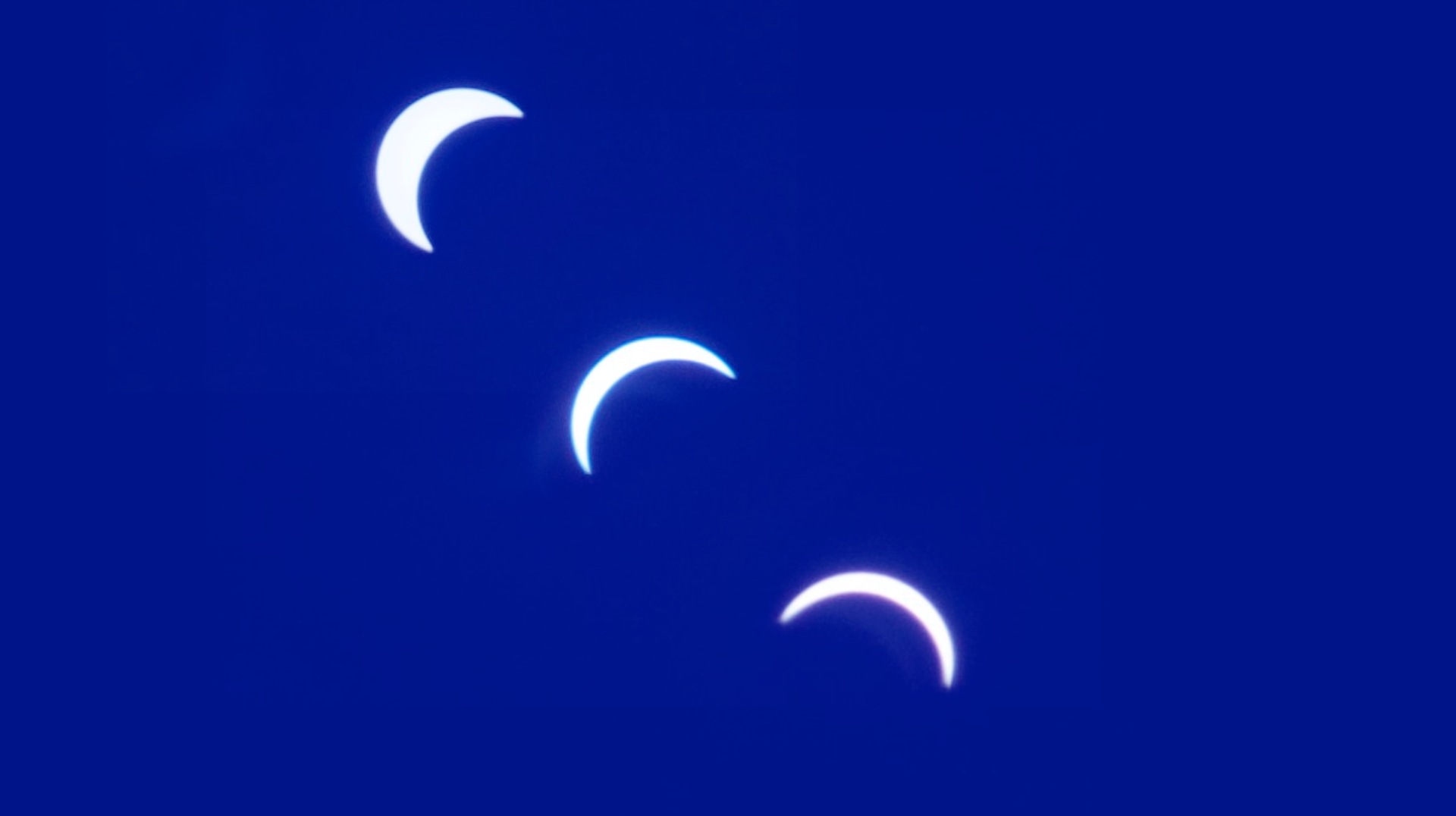 Composite image of the partial solar eclipse in Bern, Switzerland on August 12, 2026 by Fabio Crameri.