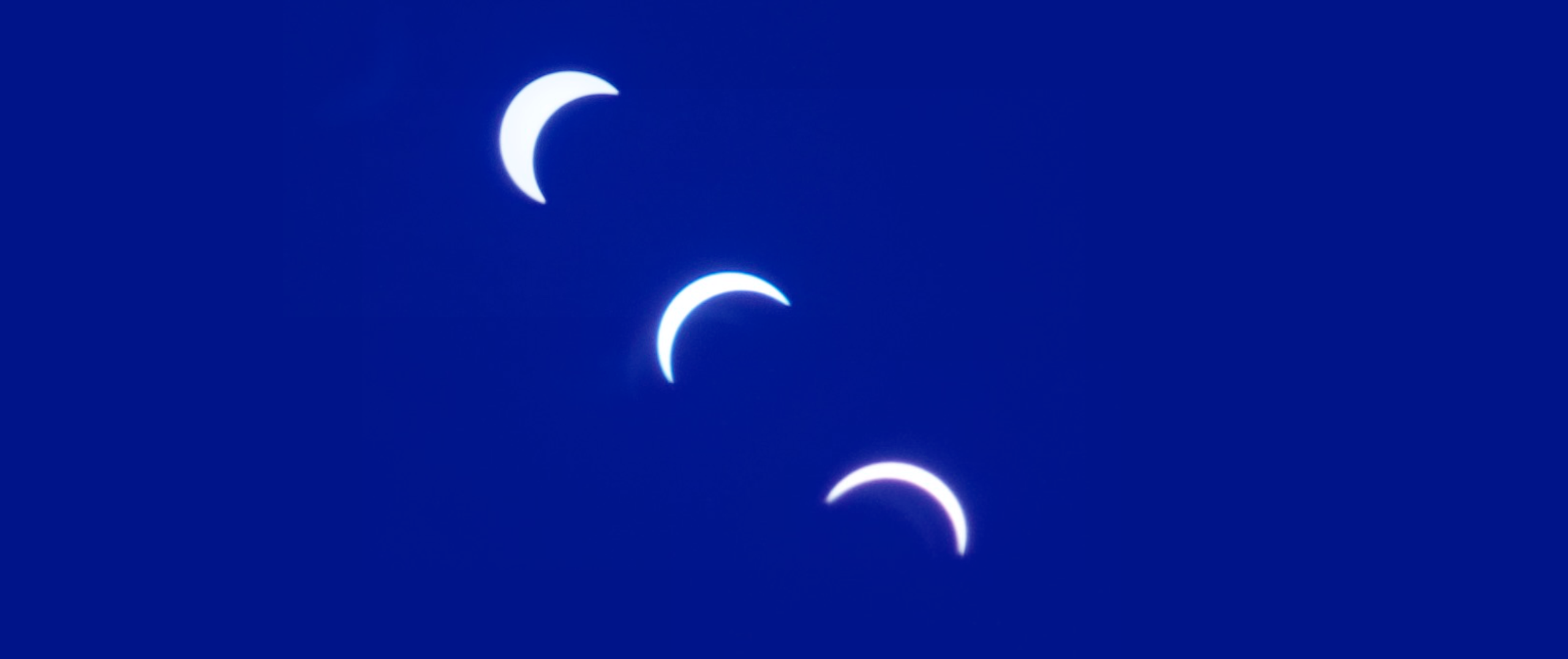 Composite image of the partial solar eclipse in Bern, Switzerland on August 12, 2026 by Fabio Crameri.