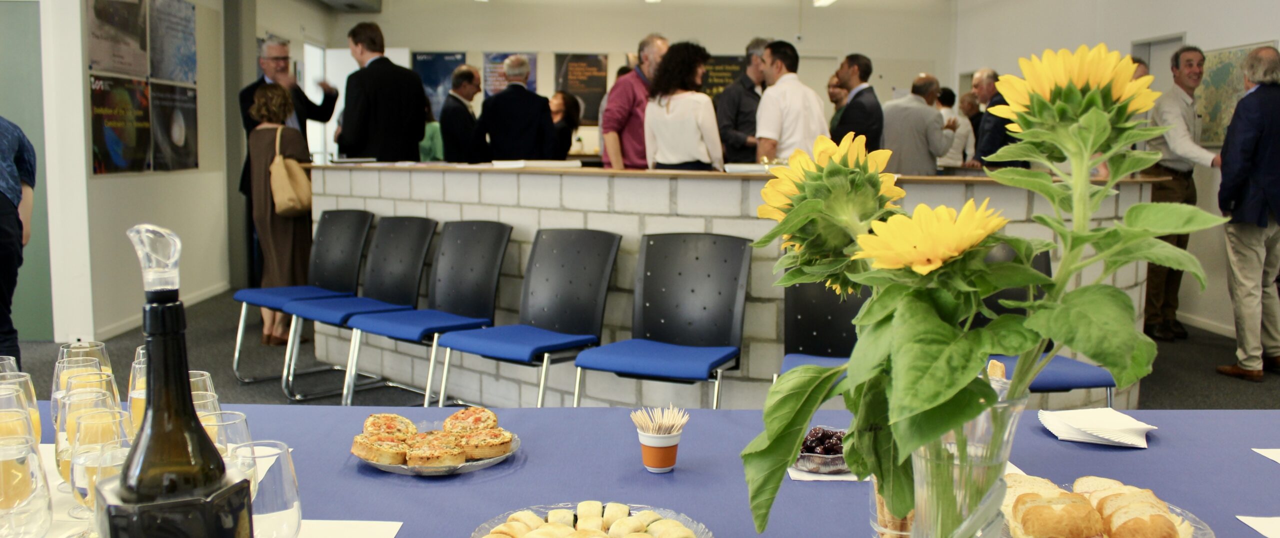 Reception for the farewell of Silvia Wenger.