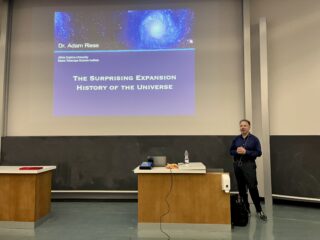 The Surprising Expansion History of the Universe –Public ProISSI Lecture by Nobel Laureate Adam Riess. Photo by Fabio Crameri