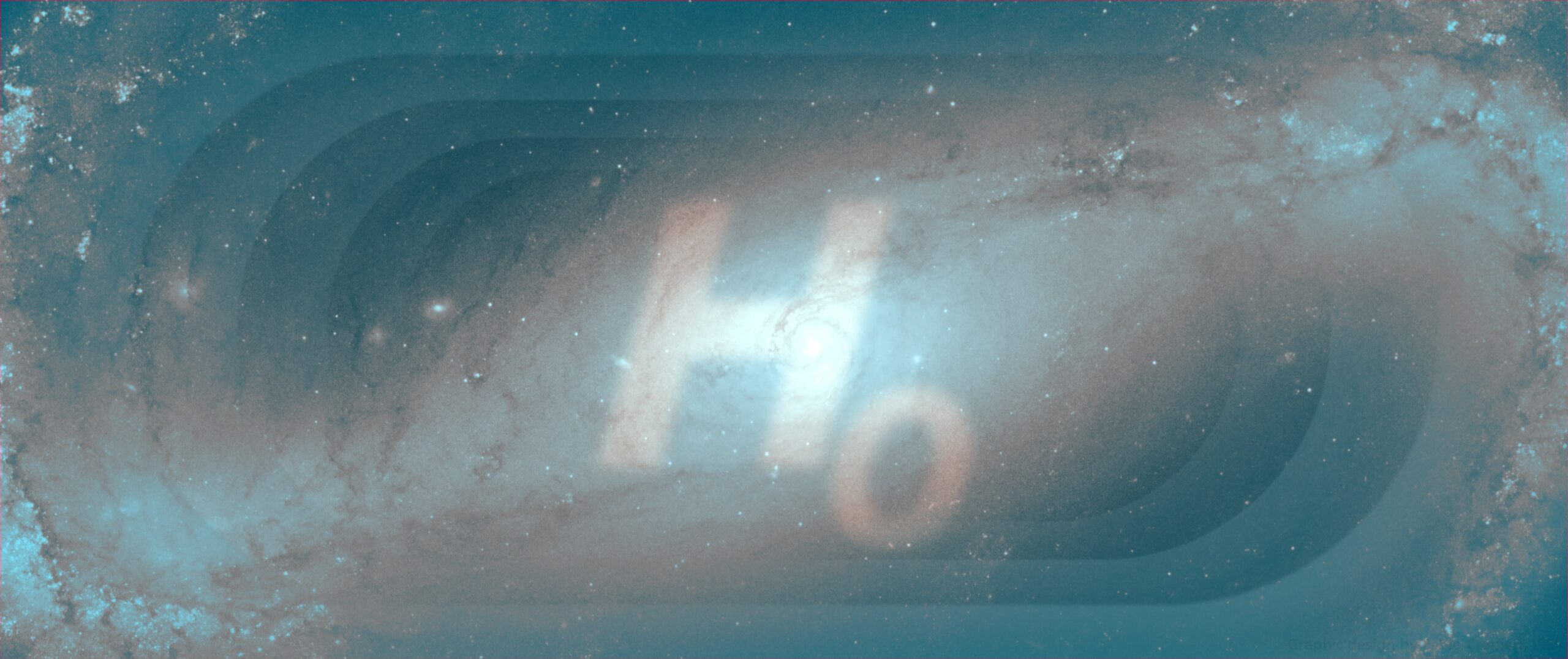 H0 Hubble constant universe graphic design by Fabio Crameri, ISSI.