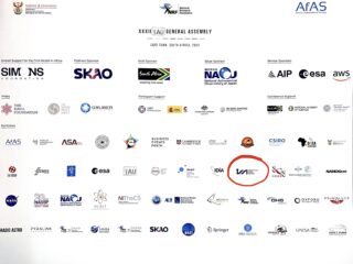 ISSI Bern amongst all the sponsors and exhibitors of the IAU General Assembly 2024 in Cape Town, South Africa.
