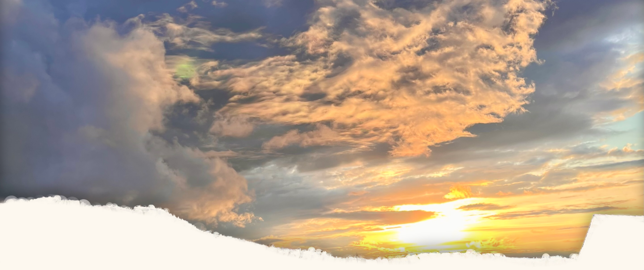 Sky above Bern on the day of Maurizio's funeral.