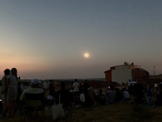 Watching the total solar eclipse in Spain. Credit: Marta Marco (ISSI)