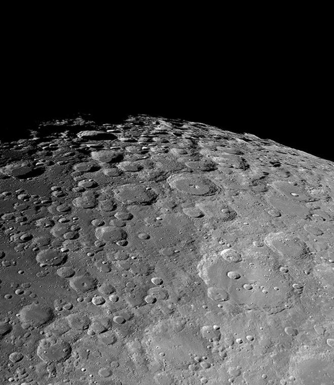 The surface of the Moon. Credit: ESA/Silicon - Worlds/Daniele Gasparri