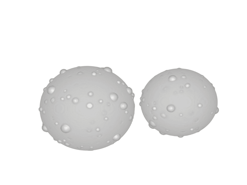 Moonlet merger forming the ridge on the inner lobe of Selam (Selam A). Animation by Sabina Raducan, ISSI.